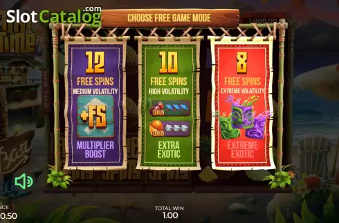 Οθόνη7. Tiki Time Exotic Wilds Κουλοχέρης
