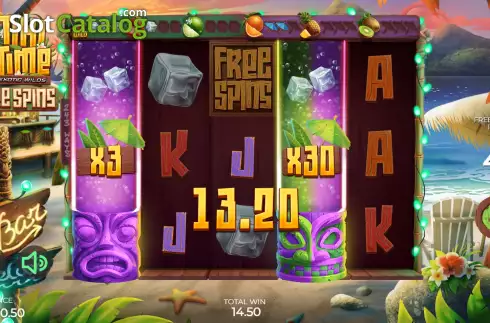 Οθόνη9. Tiki Time Exotic Wilds Κουλοχέρης