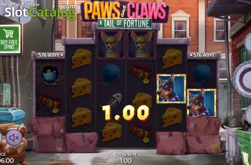 Οθόνη3. Paws and Claws: A Tail of Fortune Κουλοχέρης