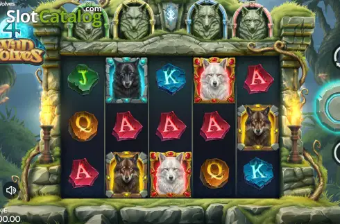 Οθόνη2. 4 Wild Wolves Κουλοχέρης 