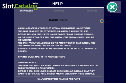 Οθόνη8. Animal Arcade Κουλοχέρης
