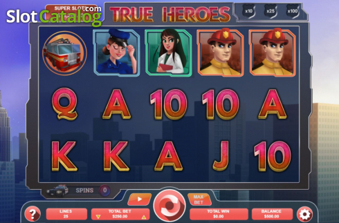 Οθόνη2. True Heroes Κουλοχέρης 