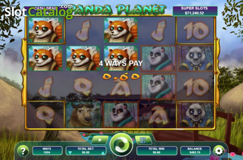 Οθόνη3. Panda Planet Κουλοχέρης