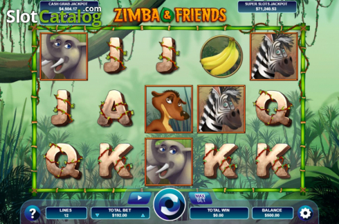 Οθόνη2. Zimba and Friends Κουλοχέρης