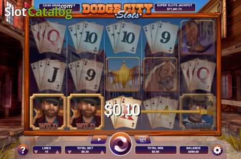 Οθόνη4. Dodge City Κουλοχέρης 