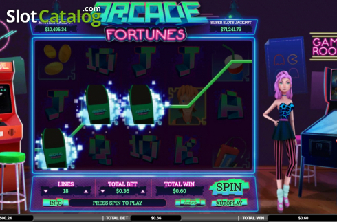 Οθόνη3. Arcade Fortunes Κουλοχέρης