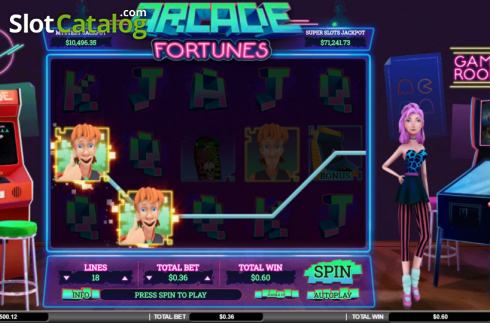 Οθόνη4. Arcade Fortunes Κουλοχέρης