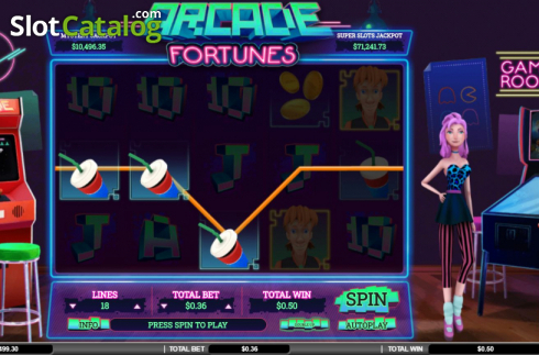 Οθόνη5. Arcade Fortunes Κουλοχέρης