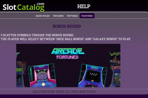 Οθόνη9. Arcade Fortunes Κουλοχέρης