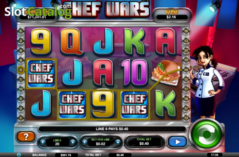 Οθόνη3. Chef Wars Κουλοχέρης