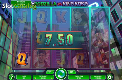 Οθόνη3. Godzilla vs King Kong Κουλοχέρης