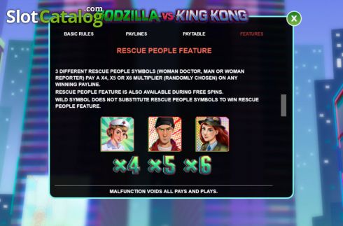 Οθόνη6. Godzilla vs King Kong Κουλοχέρης