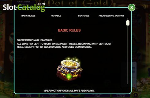 Οθόνη6. Pot of Gold Κουλοχέρης