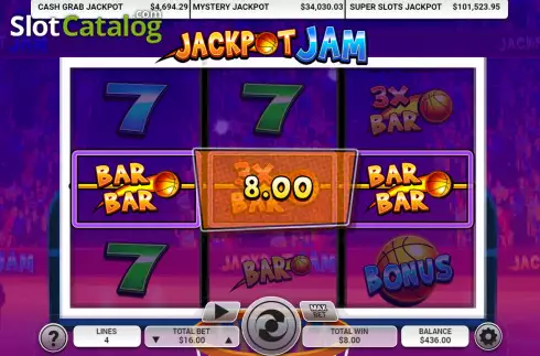 Οθόνη4. Jackpot Jam Κουλοχέρης