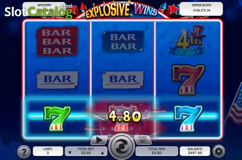 Οθόνη3. Explosive Wins Κουλοχέρης