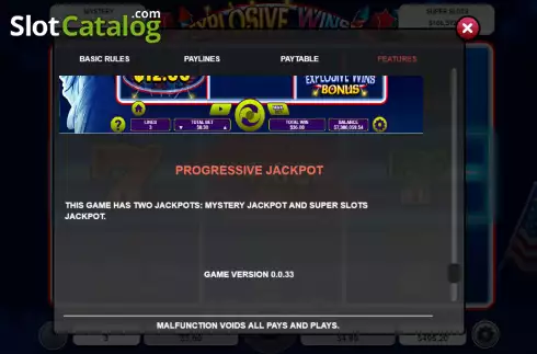 Οθόνη7. Explosive Wins Κουλοχέρης