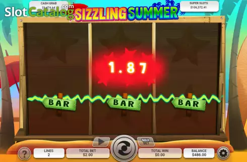 Οθόνη3. Sizzling Summer Κουλοχέρης