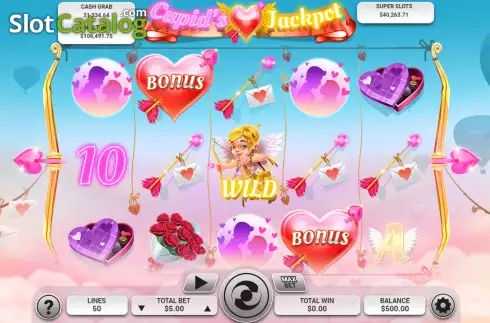 Οθόνη2. Cupid’s Jackpot Κουλοχέρης