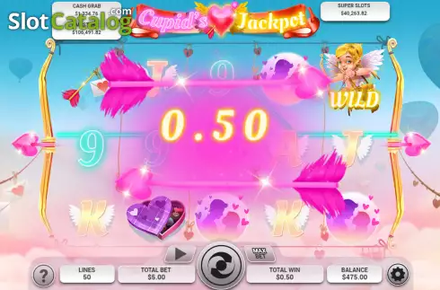 Οθόνη3. Cupid’s Jackpot Κουλοχέρης