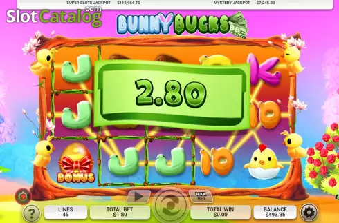 Οθόνη3. Bunny Bucks Κουλοχέρης 