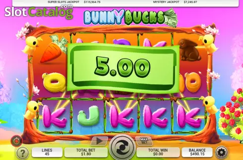 Οθόνη4. Bunny Bucks Κουλοχέρης 