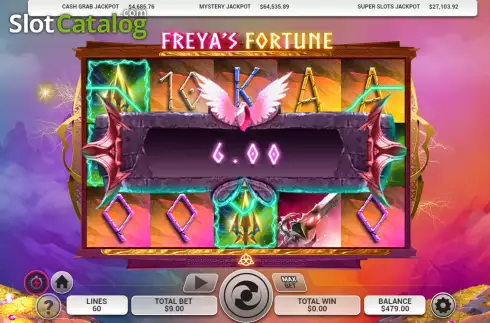 Οθόνη3. Freya's Fortune Κουλοχέρης