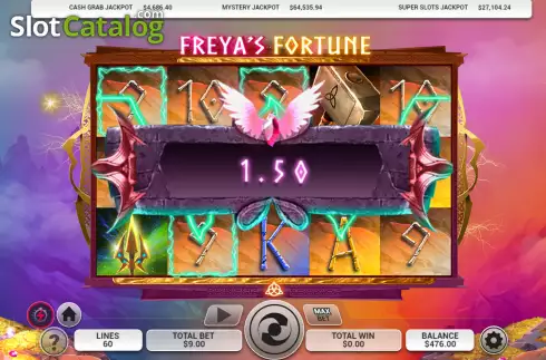 Οθόνη4. Freya's Fortune Κουλοχέρης