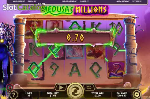 Οθόνη3. Medusa Millions Κουλοχέρης