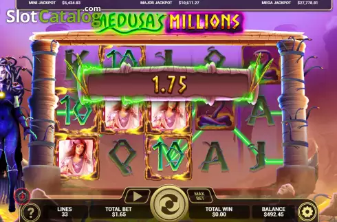 Οθόνη4. Medusa Millions Κουλοχέρης