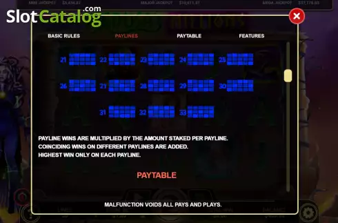 Οθόνη7. Medusa Millions Κουλοχέρης