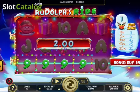 Οθόνη4. Rudolphs Ride (Arrows Edge) Κουλοχέρης