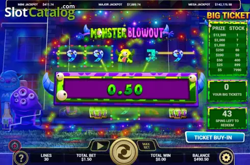 Οθόνη4. Monster Blowout Κουλοχέρης 