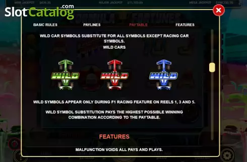 Οθόνη8. Formula Fortunes Κουλοχέρης