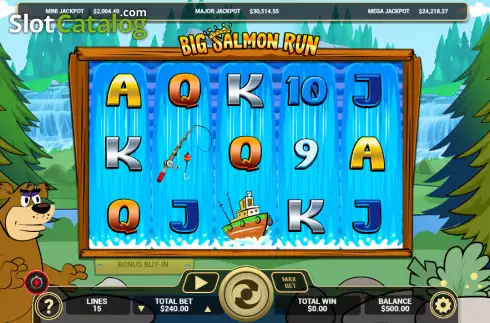 Οθόνη3. Big Salmon Run Κουλοχέρης