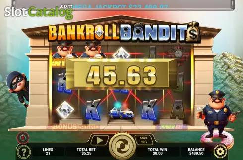Οθόνη3. Bankroll Bandits Κουλοχέρης