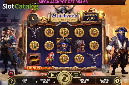 Οθόνη2. Bluebeard Quest for the Black Pearl Κουλοχέρης