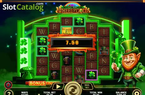 Οθόνη3. Leprechaun's Wheel of Gold Κουλοχέρης