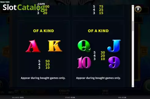 Οθόνη8. Feature Streak Tiger Κουλοχέρης