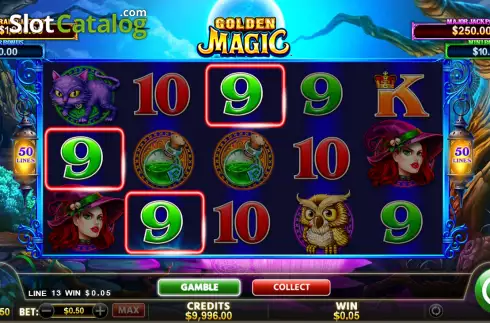 Οθόνη3. Golden Magic Κουλοχέρης 