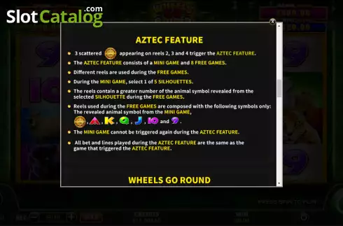 Οθόνη8. Wheels Go Round Sun Dynasty Κουλοχέρης
