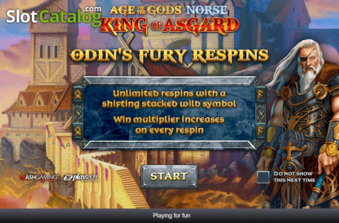 Οθόνη3. Age of the Gods Norse King of Asgard Κουλοχέρης