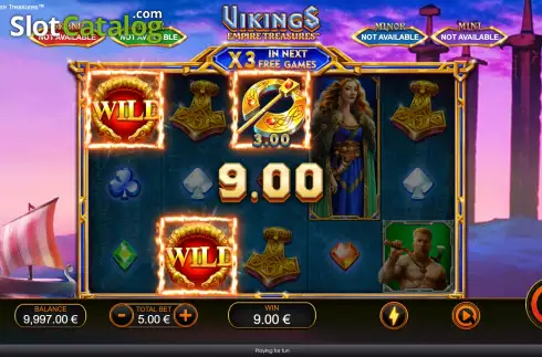 Οθόνη4. Vikings Empire Treasures Κουλοχέρης