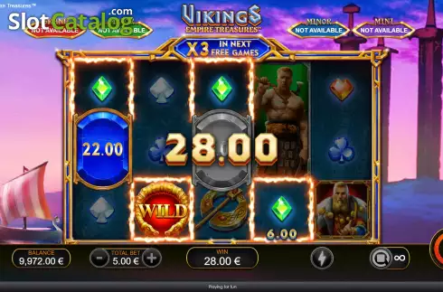 Οθόνη6. Vikings Empire Treasures Κουλοχέρης