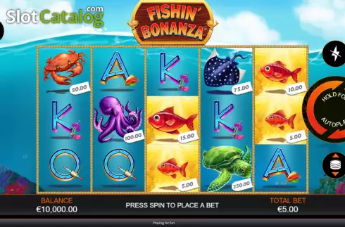 Οθόνη2. Fishin Bonanza Κουλοχέρης