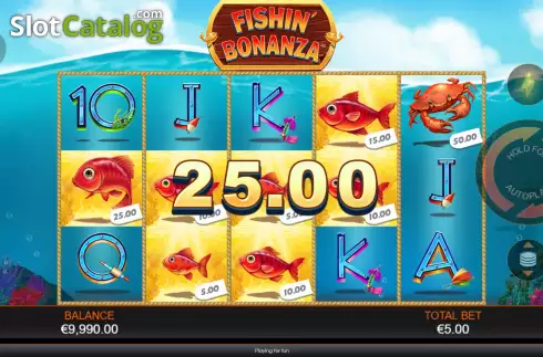 Οθόνη3. Fishin Bonanza Κουλοχέρης