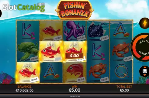 Οθόνη4. Fishin Bonanza Κουλοχέρης