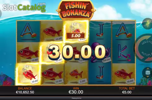 Οθόνη6. Fishin Bonanza Κουλοχέρης