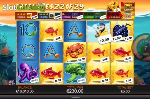 Οθόνη8. Fishin Bonanza Κουλοχέρης