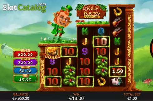 Οθόνη9. Gold Hit: O’Reilly’s Riches Κουλοχέρης 