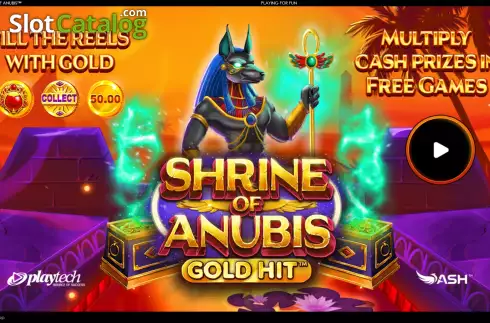Οθόνη2. Gold Hit: Shrine Of Anubis Κουλοχέρης